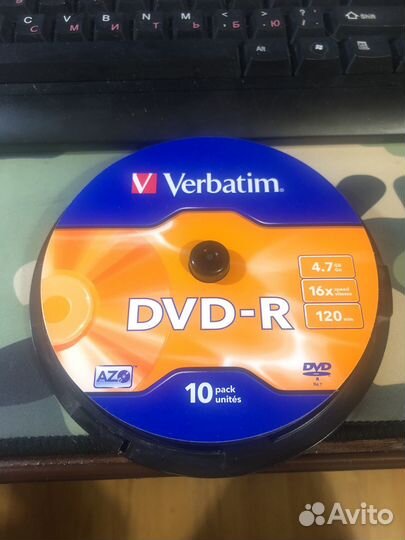 Dvd-R диски чистые (10 шт)