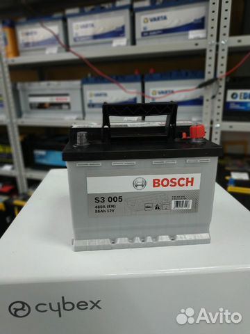 Аккумулятор 56Ah Bosch 480A S3 005 обратный