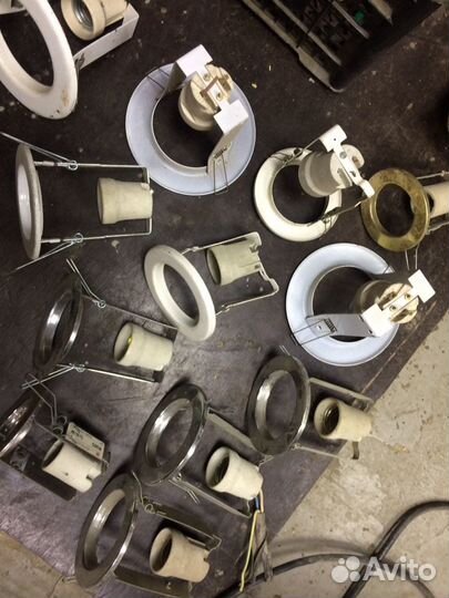 Светильники для врезки новые и б/у