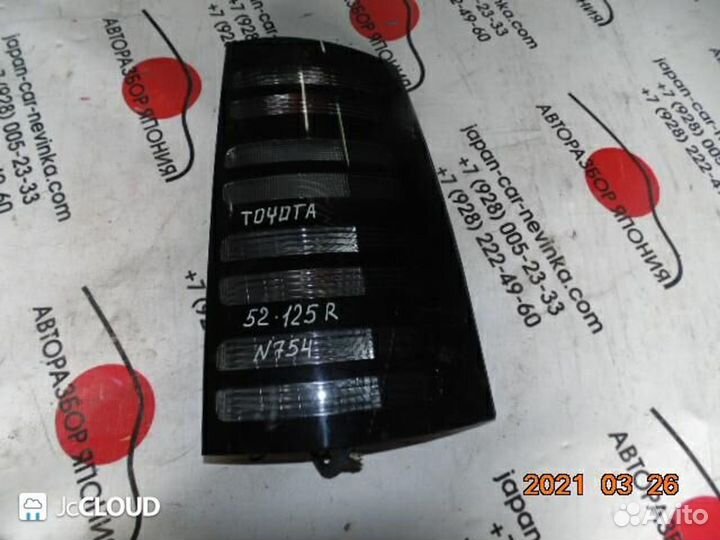 Стоп на toyota sienta NCP81