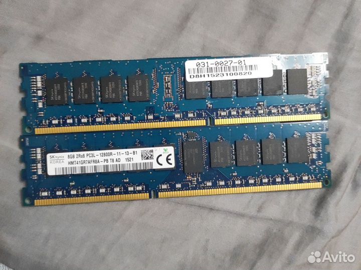 Оперативная память ddr3 8 x 2