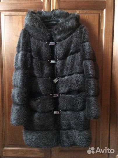 Шуба натуральная нутрия