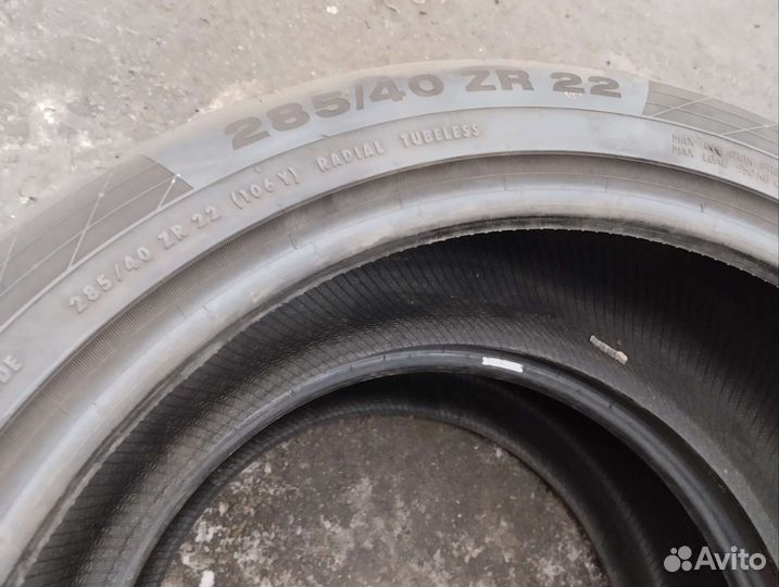 Continental ContiSportContact 5P 285/40 R22