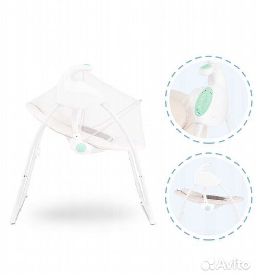 Детские электронные качели Lionelo robin