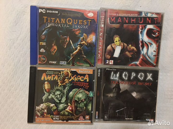 CD-диски и DVD -диски с играми