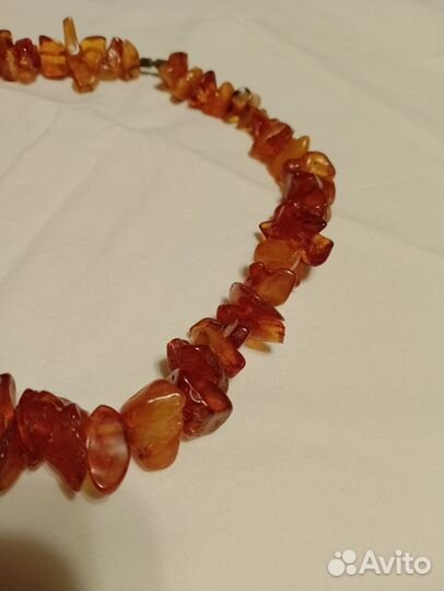 Винтажные бусы янтарь