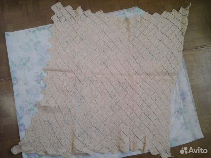 Платки головные жен СССР 50-70-х г, б/у разные 9шт