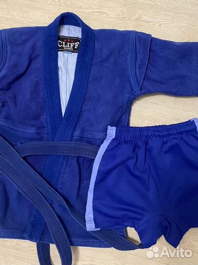 Самбовка и шорты для мальчика 140