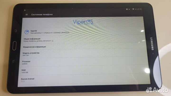 Планшет Samsung Galaxy Tab E sm-t561 с sim