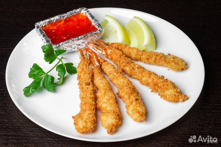 Креветки Торпеда в панировке