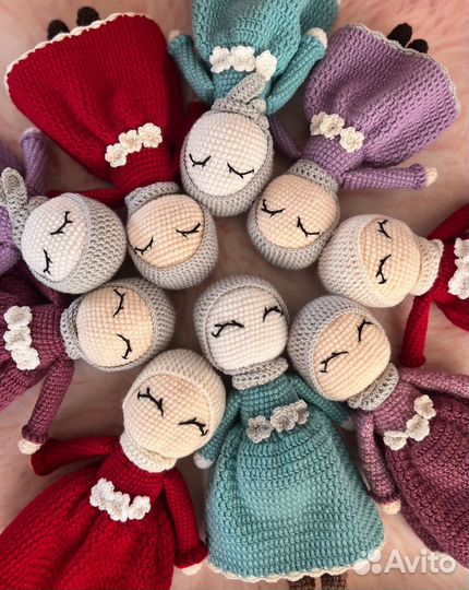 Куклы в хиджабе. Вязанная кукла