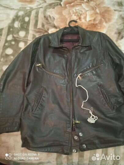 Куртка летная кожаная ввс