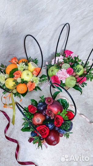 Фруктовый букет съедобный полезный подарок