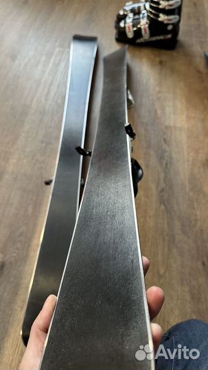 Горные лыжи 120 + ботинки 23,5