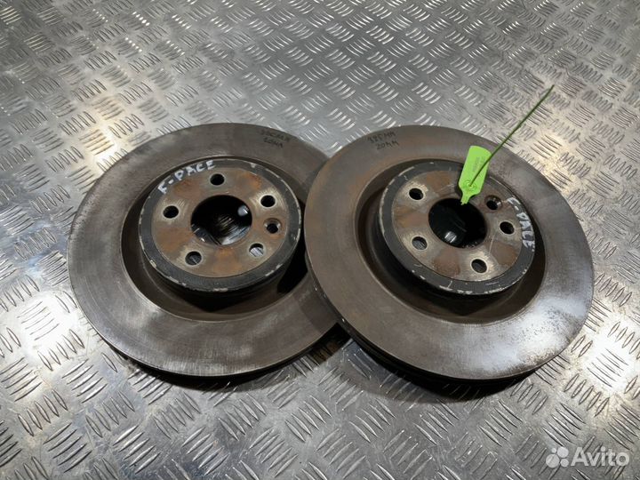 Диски тормозные (комплект) зад. Jaguar F-Pace 2017