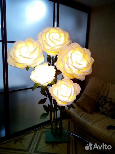 Ростовые цветы, цветы-светильники