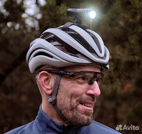 Фонарь велосипедный Sigma на шлем