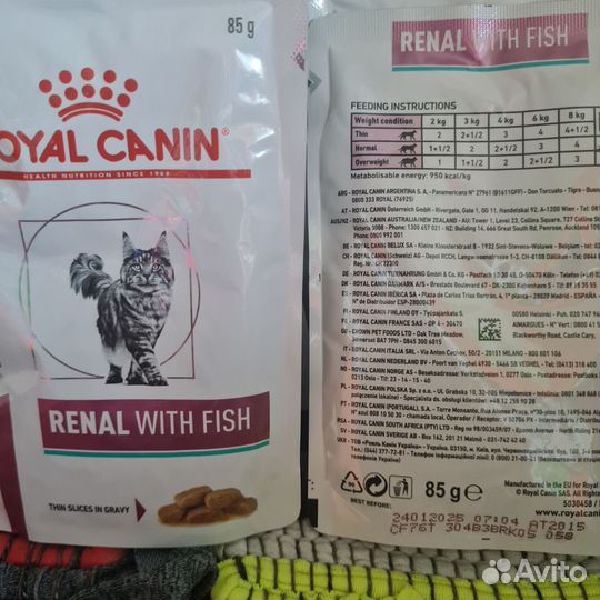 Влажный корм для кошек Ренал