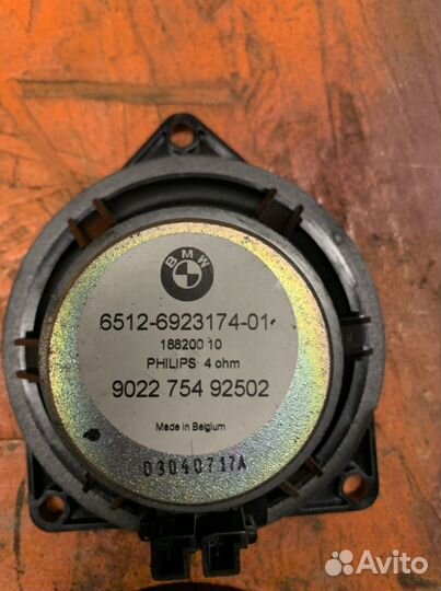 Колонки в дверь на BMW