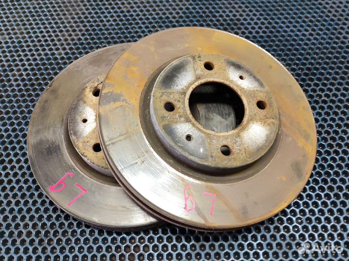 Диск тормозной mitsubishi lancer 9