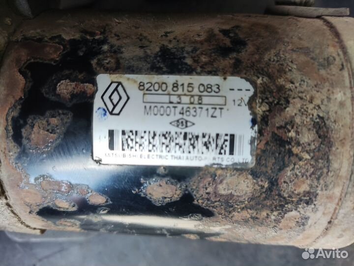 Стартер renault logan