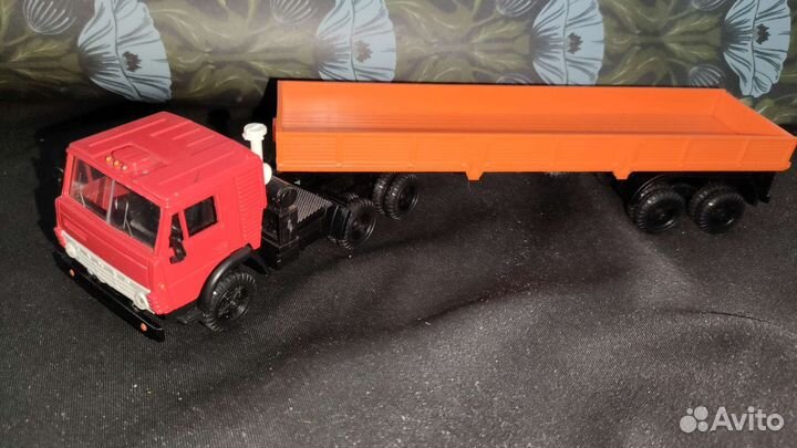 Модель камаз 5410 с прицепом