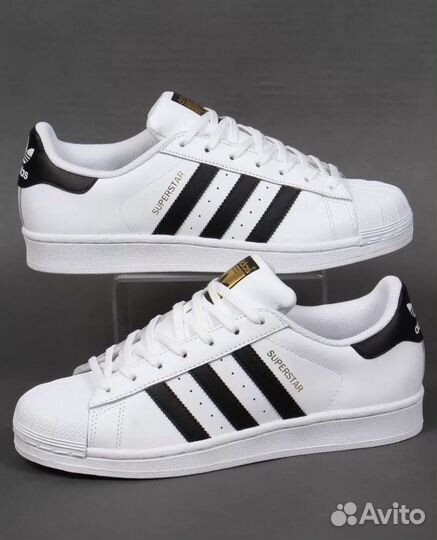 Adidas superstar белые premium