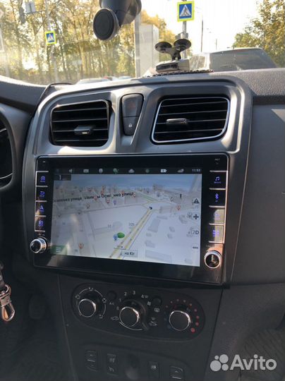 Магнитола Renault Logan 2/Sandero с кнопками 1/16