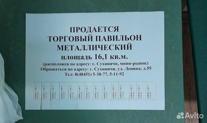 Торговый павильон, 16.1 м²
