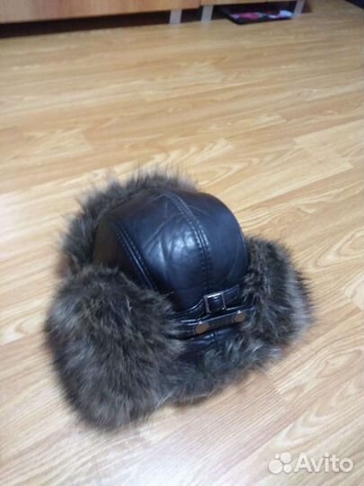 Шапка ушанка мужская