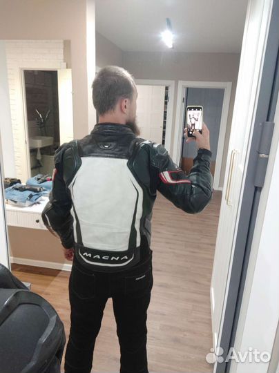 Macna мотокуртка кожаная 54