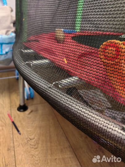 Детский батут с сеткой, новый