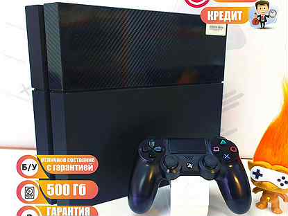 Playstation 4 Fat 500Gb б/у 1геймпад гарантия 3мес