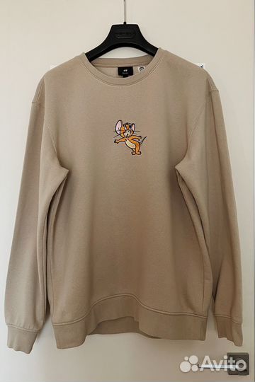 Свитшот H&M с принтом Tom & Jerry, regular fit