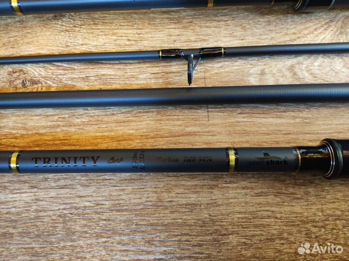 Комплект карповых удилищ, eastshark. 3шт новые