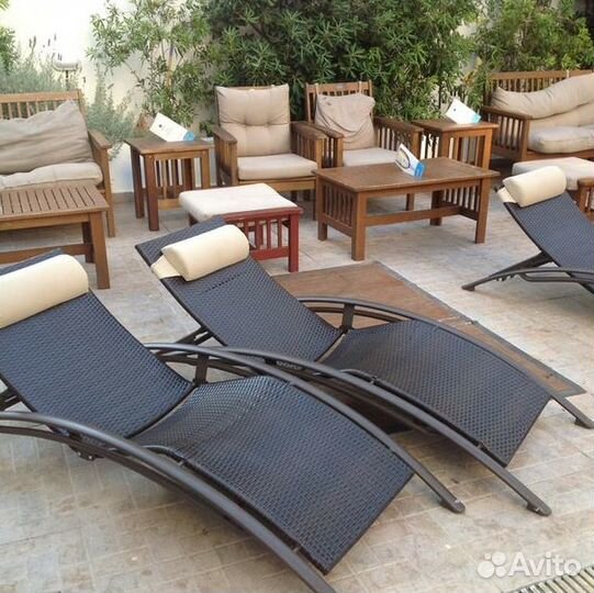 Кресло шезлонг складное