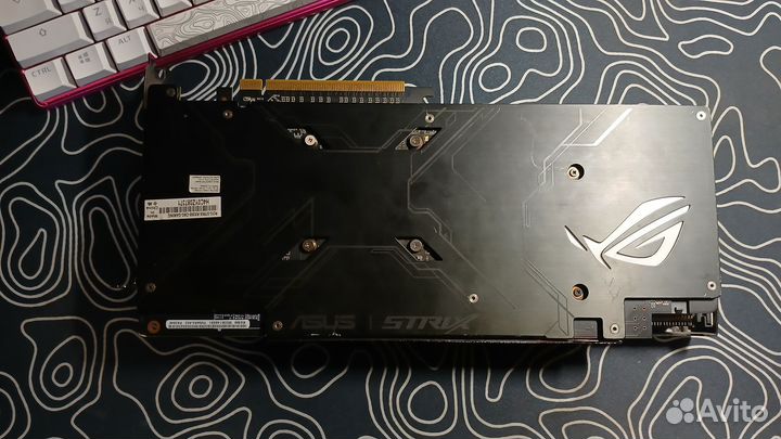 Видеокарта rx580 8gb asus rog strix