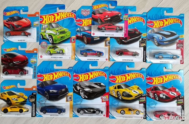 Hot Wheels Ford GT, Audi, Nissan, Toyota