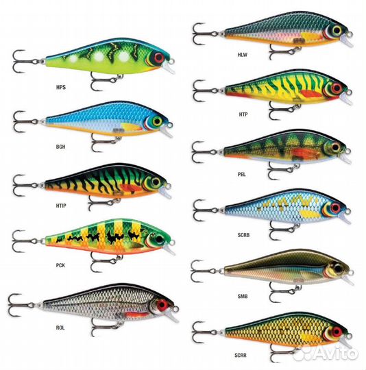 Воблер Rapala Super Shadow Rap 11, 11см 38г HTP