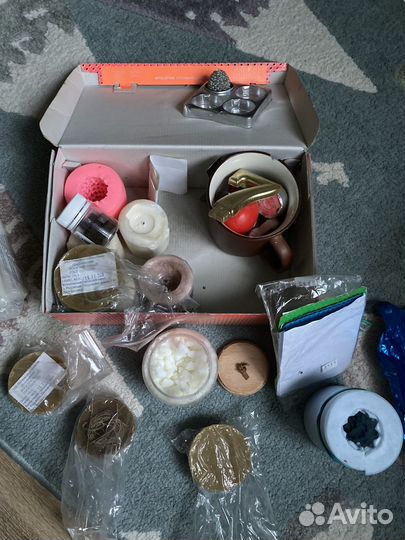 Набор для свечей молды парафин