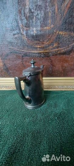 Чайничек антикварный 19 век krupp berndorf.Редкий