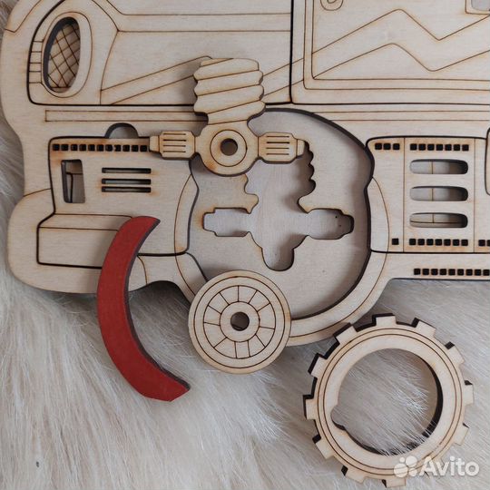 Деревянные пазлы