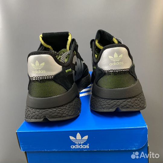 Кроссовки Adidas Nite Jogger 3M Core Black Green