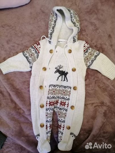 Вязаный комбинезон