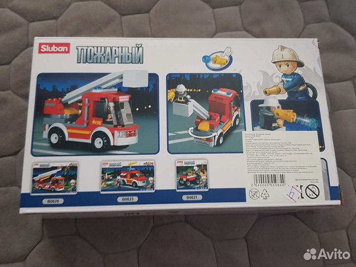 Конструктор новый Машина пожарная