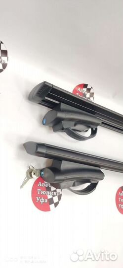 Багажник крыловидный черный