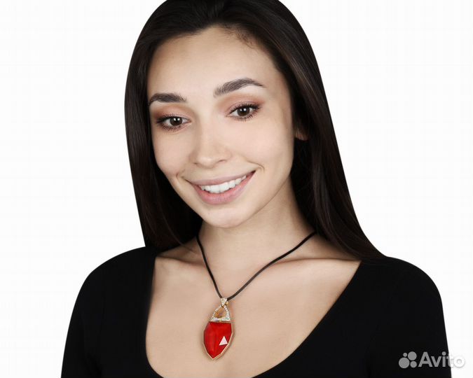 Золотой кулон с хрусталем Stephen Webster