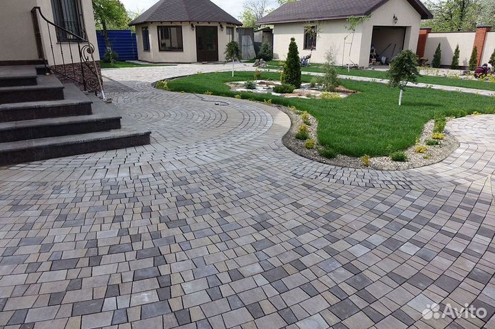 Тротуарная плитка, брусчатка для дорожек