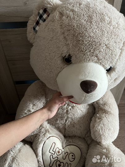 Большой плюшевый 100см мишка медведь тедди