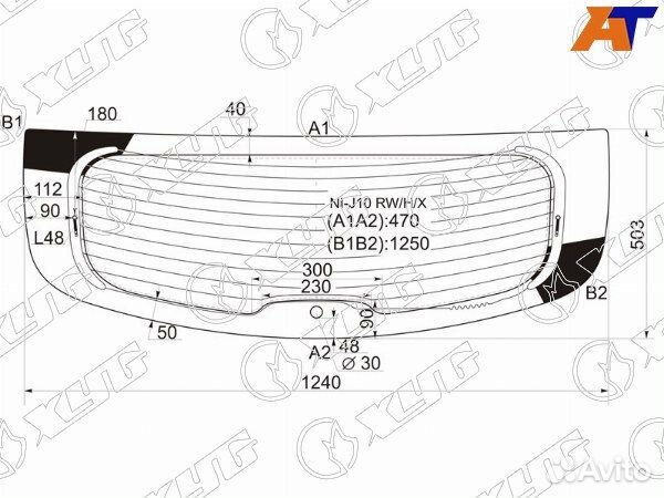 Стекло заднее nissan qashqai